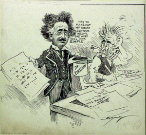 Einstein cartoon