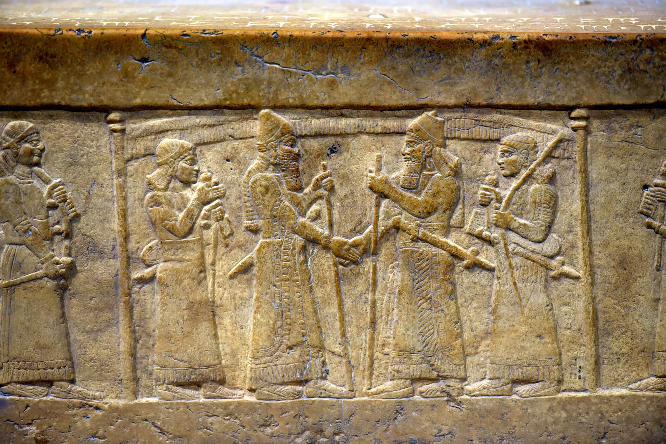 9th Century BC Handshake