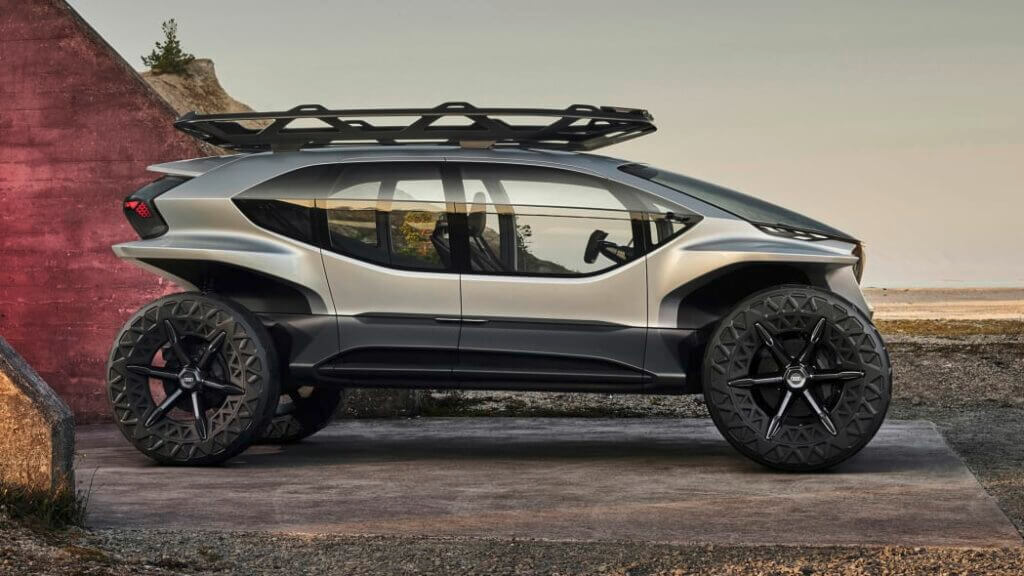 Futuristic Electric SUV